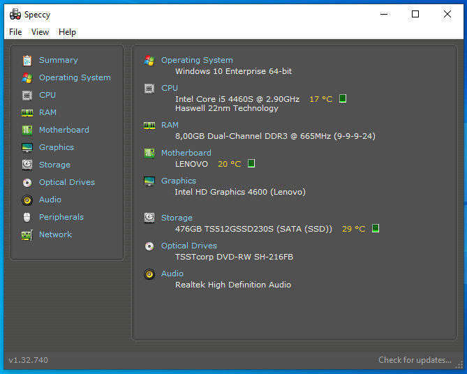 Lenovo Thinkcentre i5-4460S, 512Gb SSD, 8Gb Ram