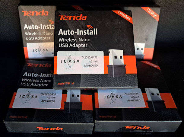 Tenda Wireless Nano USB Adapter Dongle for WiFi