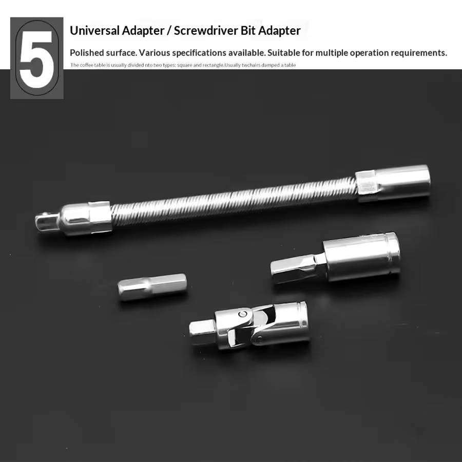 Quality 46 Piece 1/4 inch Drive Socket Ratchet Set