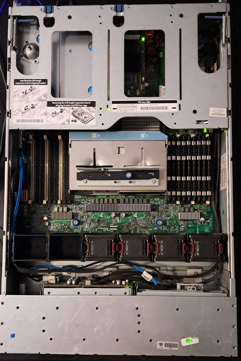 HP Proliant 7th Gen Server,  8 x HDDs, 36Gb Ram