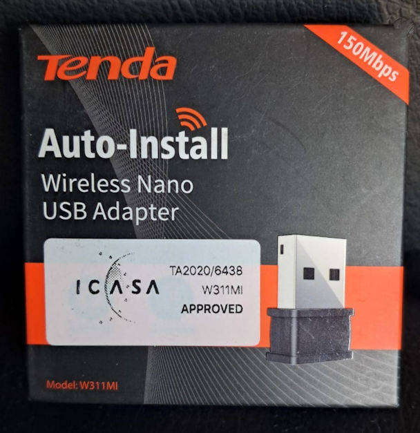 Tenda Wireless Nano USB Adapter Dongle for WiFi