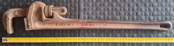 Ridgid 24 inch Heavy Duty Pipe Wrench - Made in the USA