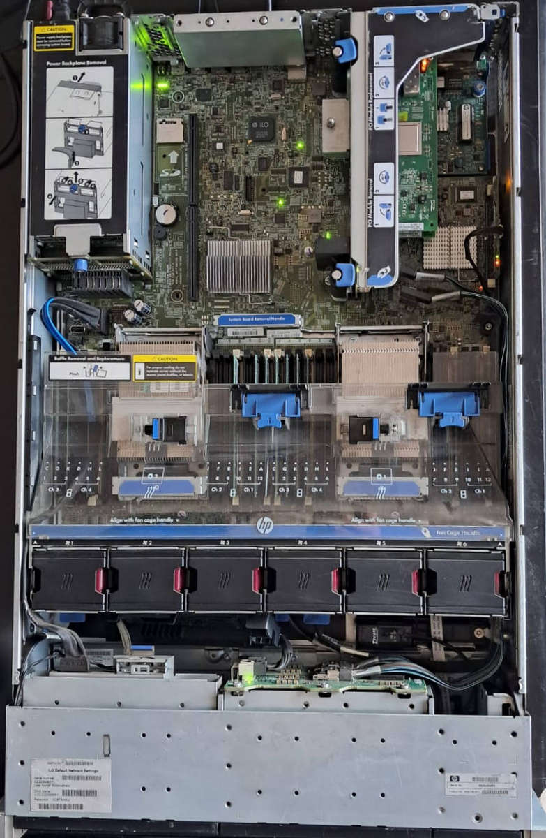 HP Proliant 8th Gen Server, 2 Xeon CPUs (12 Cores), 112Gb Ram