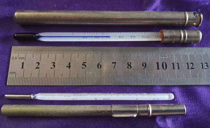 Vintage Medical Thermometers - Made in London