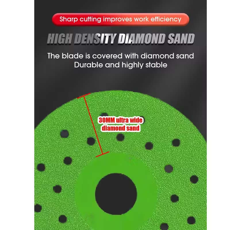 Diamond Cutting/Grinding Disc for Ceramic Tile Trimming, Flat Rock, Slab Cutting