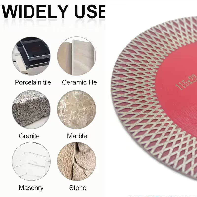 Diamond Saw Blade Disc - 115mm for Porcelain, Granite, Marble, Ceramic