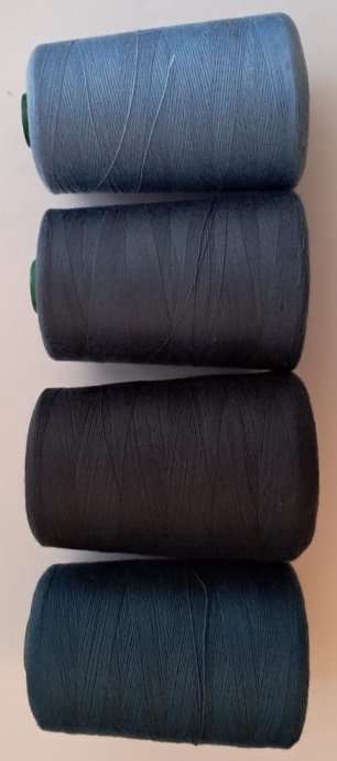 BULK Spun Polyester Yarn Variety of Blues
