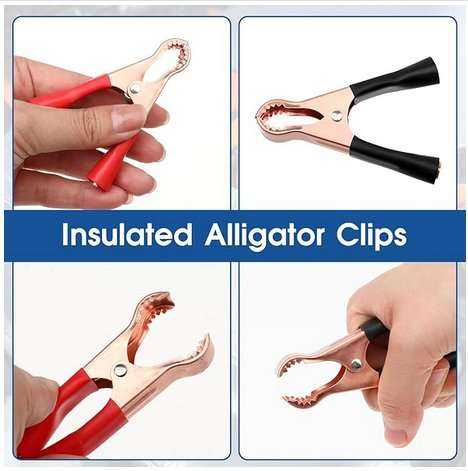 10 Pcs 50A Insulated Crocodile Clips