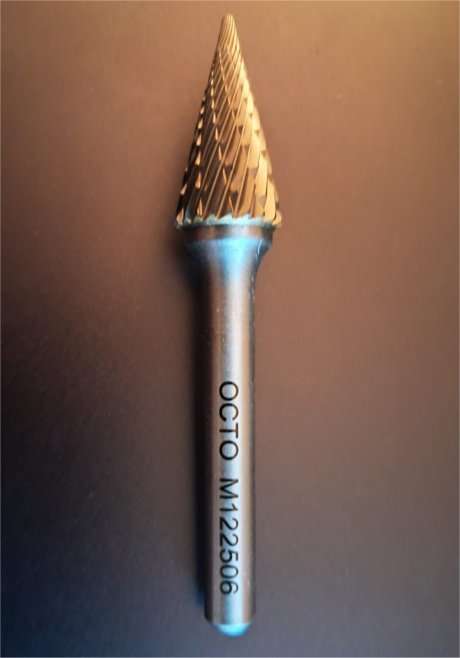 Rotary Burr 12X25X6Mm Conical Straight