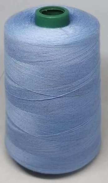 BULK Spun Polyester Yarn Light Blue