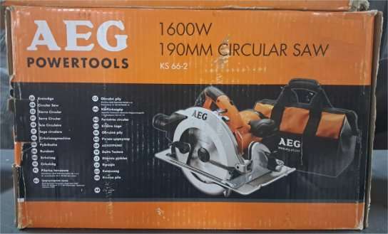 New AEG  1600W Circular Saw