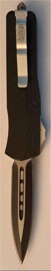 Microtech Knife with double edged blade