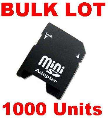 1000 x Mini SD Memory Card Adapters (Retail R27500)