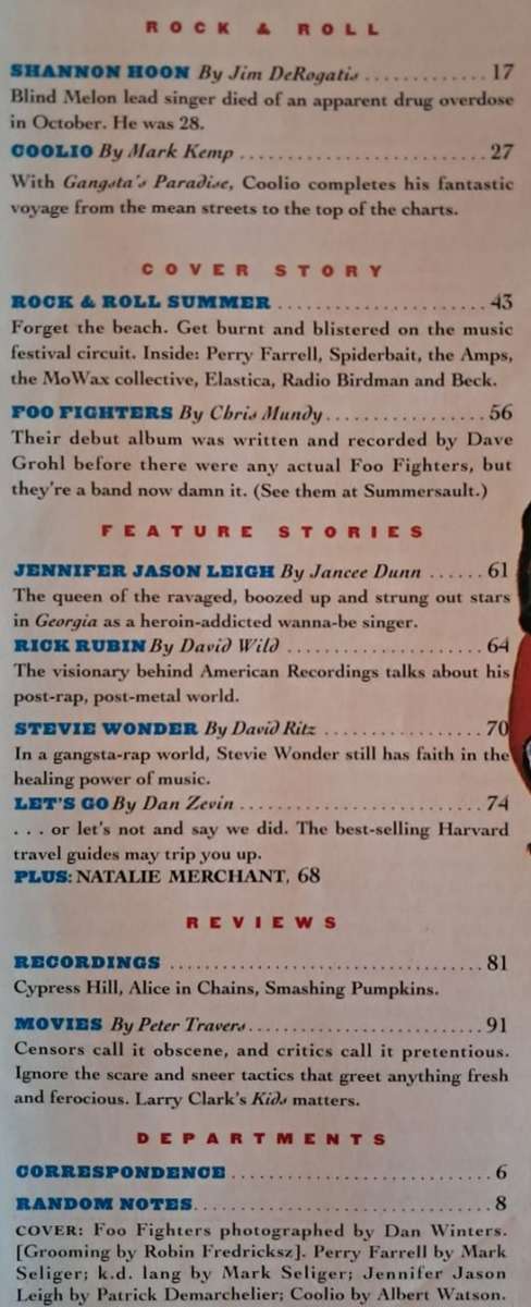 Rolling Stone Magazine - Issue 518