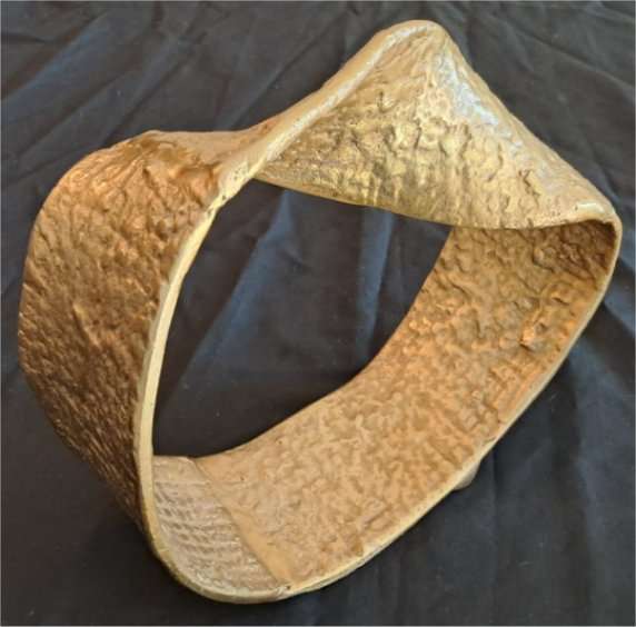 Brass Moebius Knot Sculpture