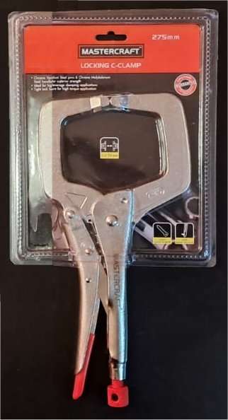New Mastercraft C-Clamp Locking Pliers (275mm)