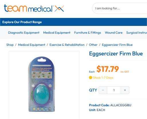 BULK LOT Hand Eggsercizers (Retail R1860)