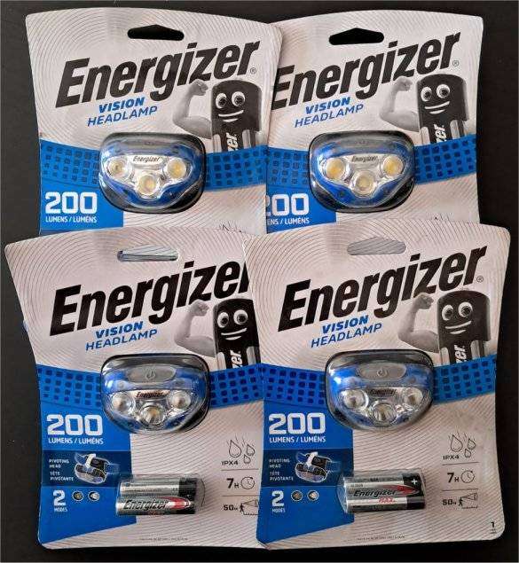 BULK LOT of Energizer Headlights (Retail R784)