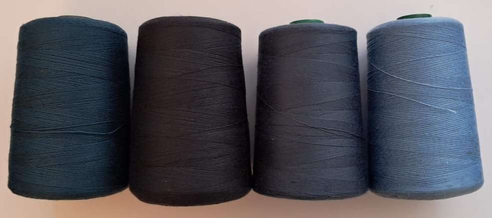 BULK Spun Polyester Yarn Variety of Blues