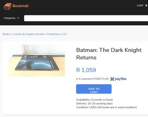 Batman: The Dark Knight Returns Comic Book