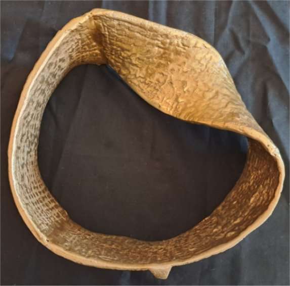 Brass Moebius Knot Sculpture