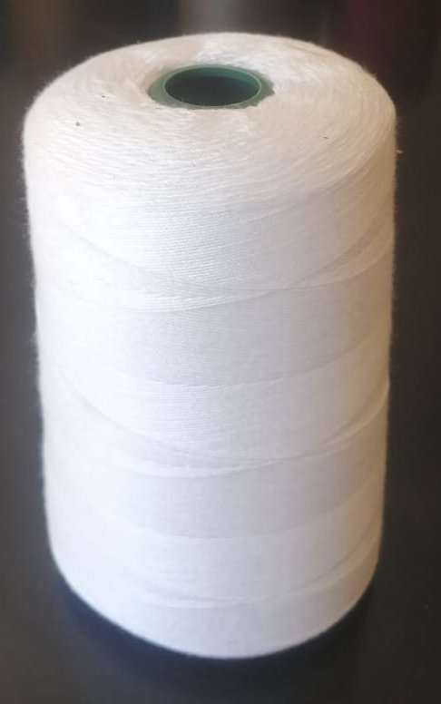BULK Spun Polyester Yarn White