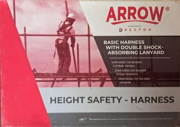 New ARROW Full Safety Harness with Two Lanyards