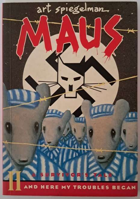 MAUS Art Spiegelman - A Survivors Tale 2 Graphic Book