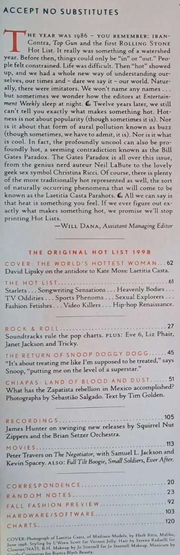 Rolling Stone Magazine - Issue 793