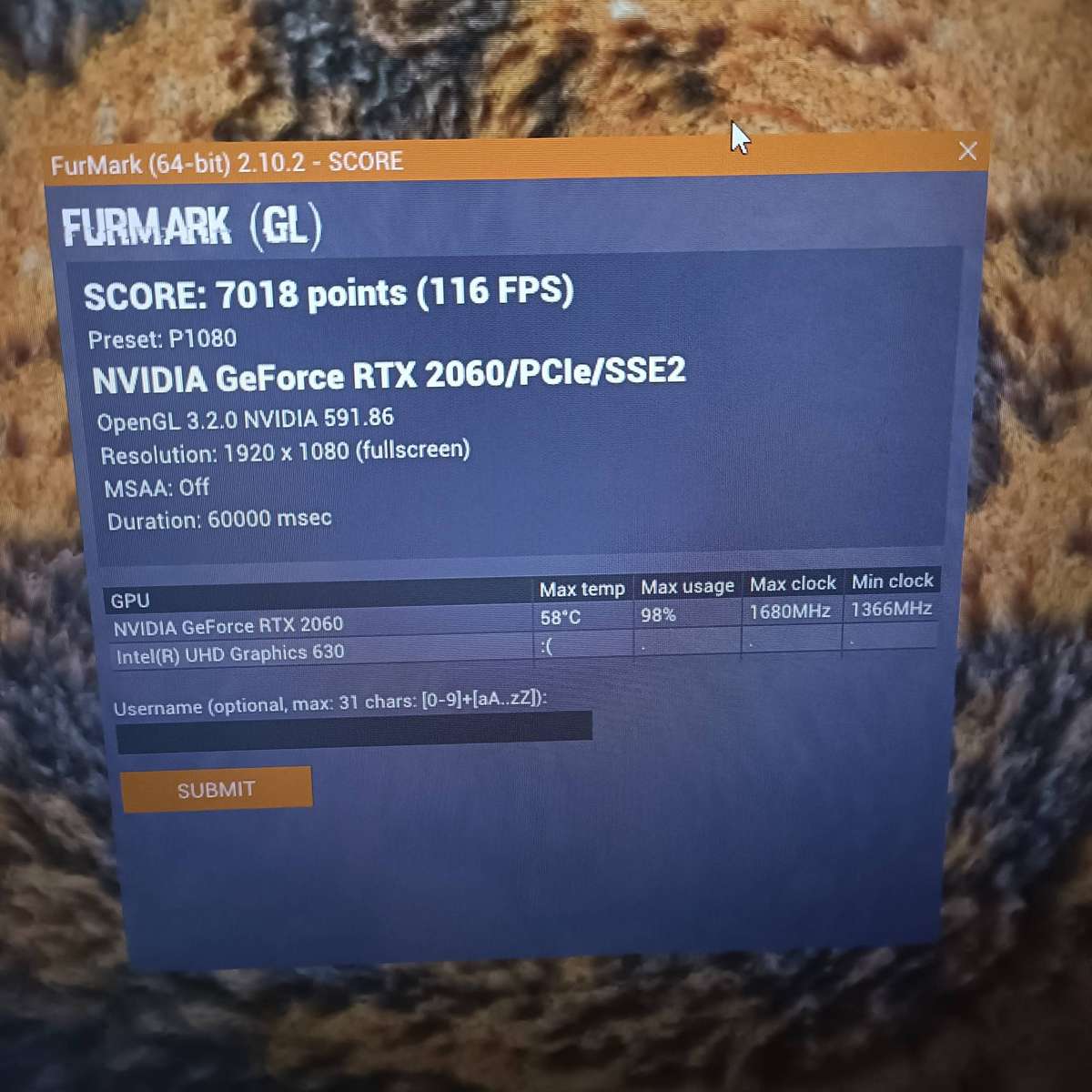 Rtx2060 6GB (Asus Strix)