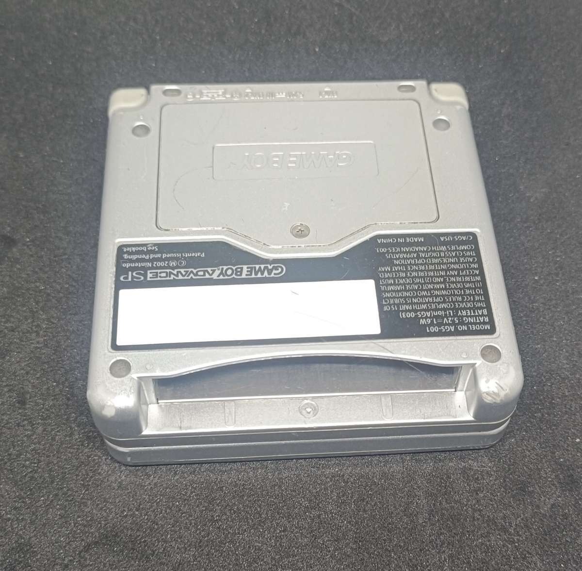Gameboy Advance SP, Silver, Nintendo