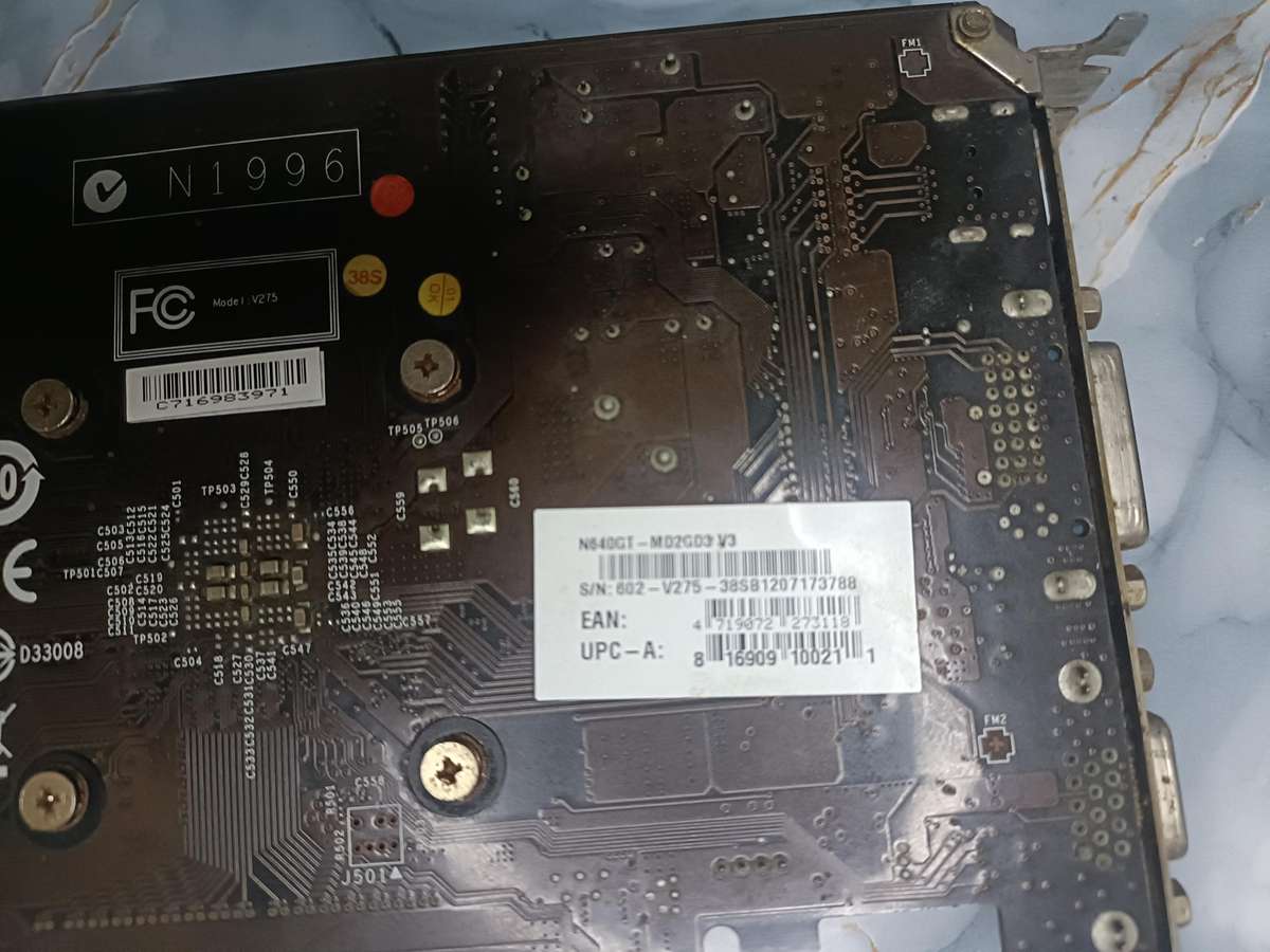 2GB MSI N640GT Graphics Card