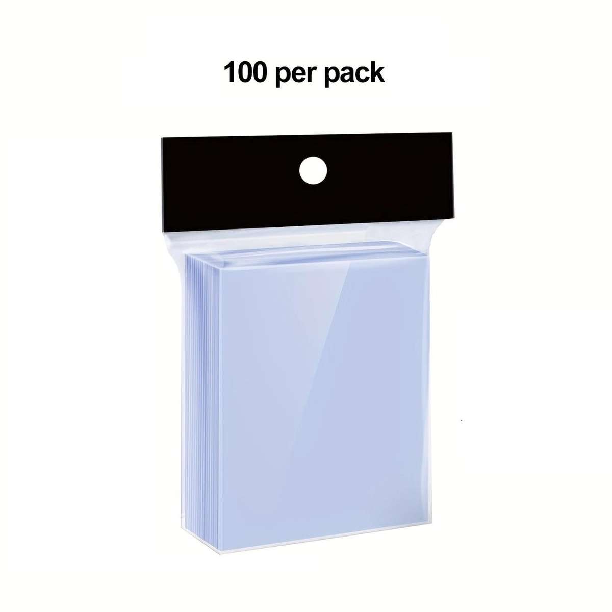Trading Card Sleeves, Soft Clear Plastic