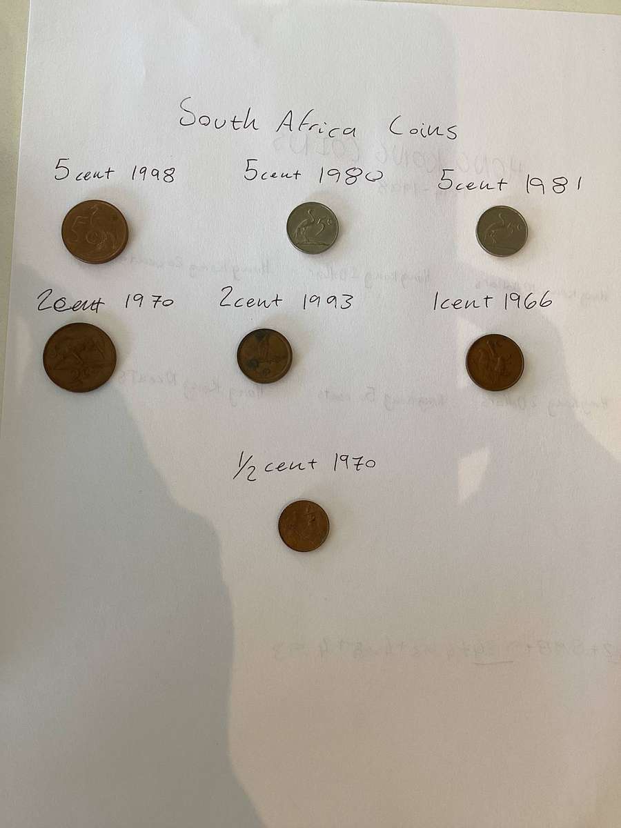 Old South Africa Coin Set 1966 - 1998