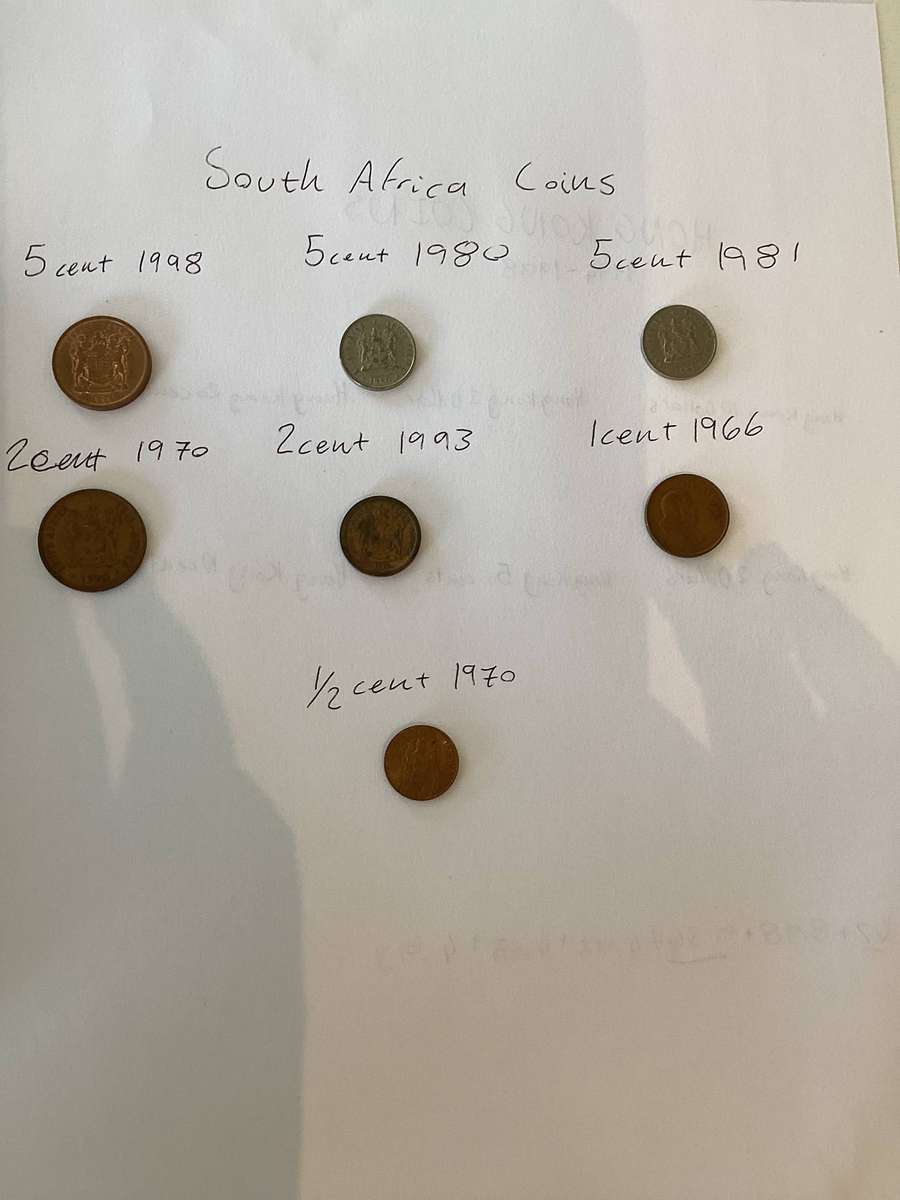 Old South Africa Coin Set 1966 - 1998