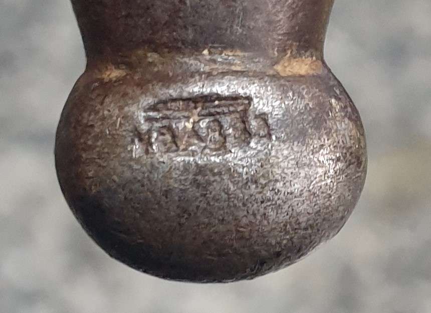 German bayonet Eagle stamp coded WaA883 both handle and scabbard