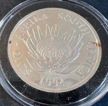 RSA 1994 SILVER R1 PROOF CONSERVATION