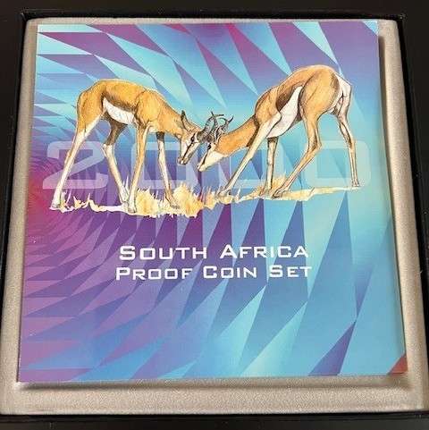 RSA 2000 PROOF SET IN SA MINT CASE - OLD COAT OF ARMS