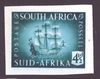 UNION OF SA 1953 UNADOPTED PHOTOGRAPHIC PROOF OF THE 4 1/2 d DESIGN - SACC 145
