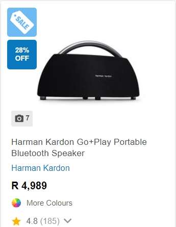Harman Kardon Go + Play Bluetooth Speaker (Black)