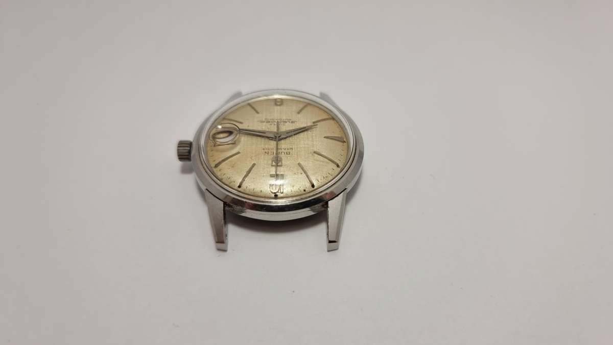 Buren Grand Prix Super Slender date automatic micro rotor 34mm