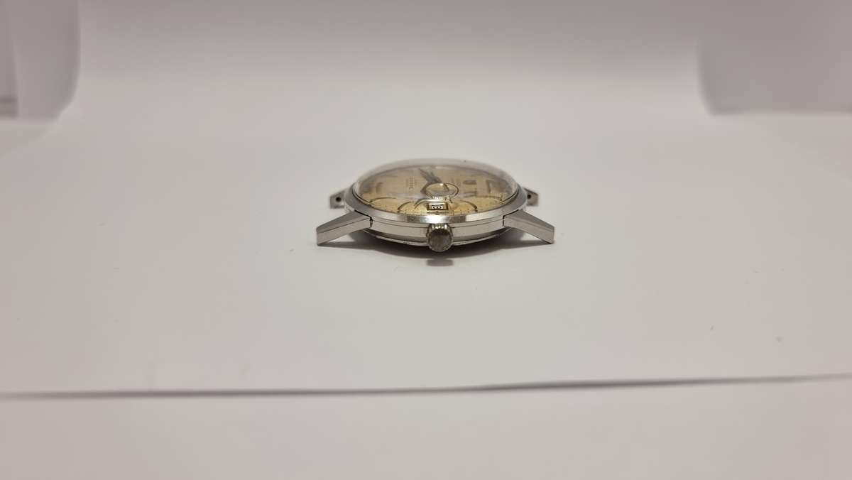 Buren Grand Prix Super Slender date automatic micro rotor 34mm