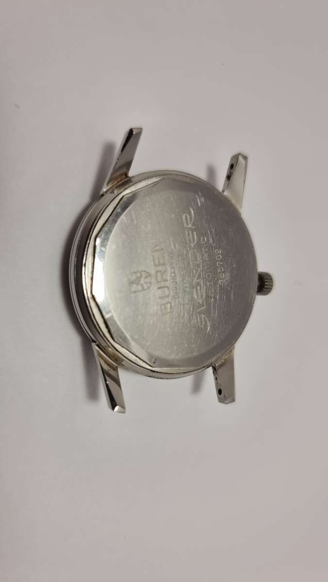 Buren Grand Prix Super Slender date automatic micro rotor 34mm