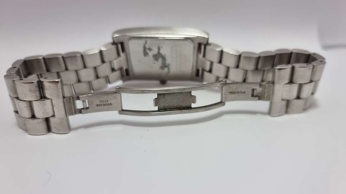 Fossil Arkitekt Steel quartz date (for parts/repair)