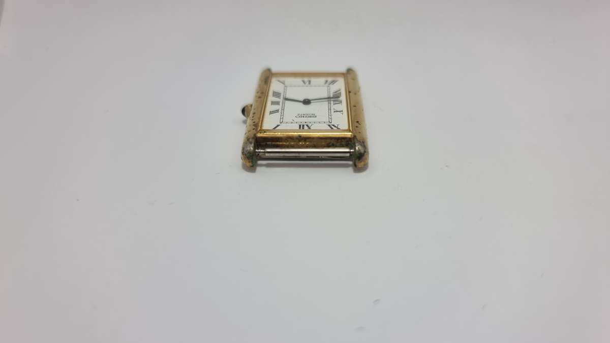 Seiko tank gold tone (for parts/repair)