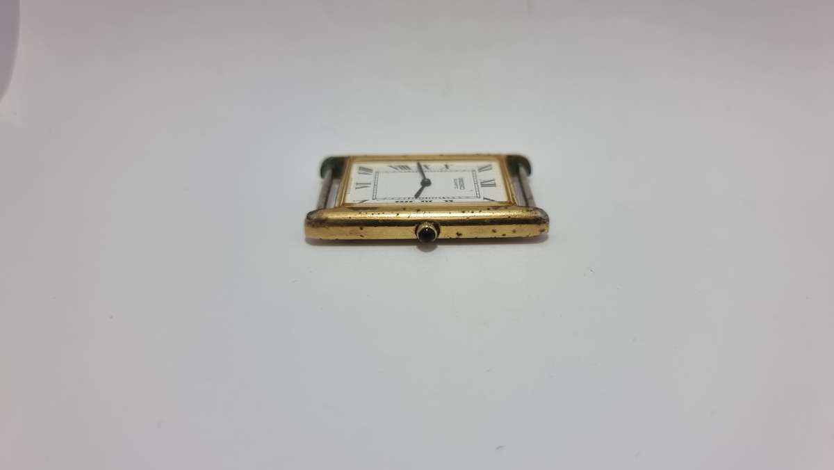 Seiko tank gold tone (for parts/repair)