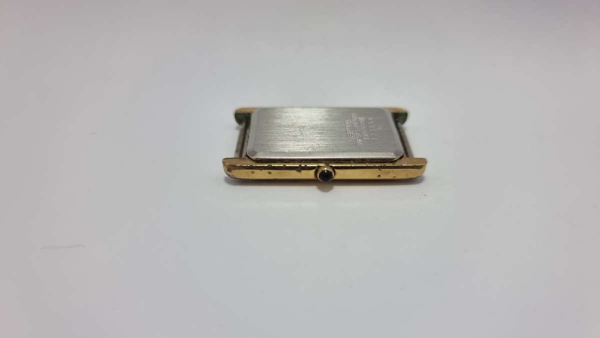 Seiko tank gold tone (for parts/repair)