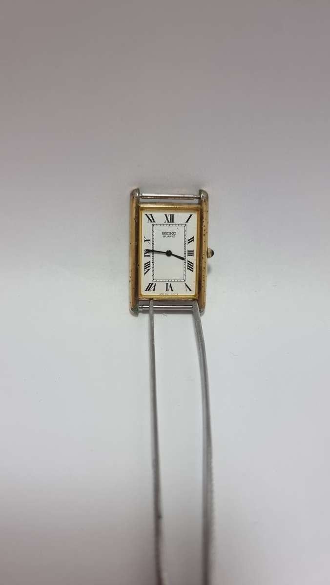 Seiko tank gold tone (for parts/repair)