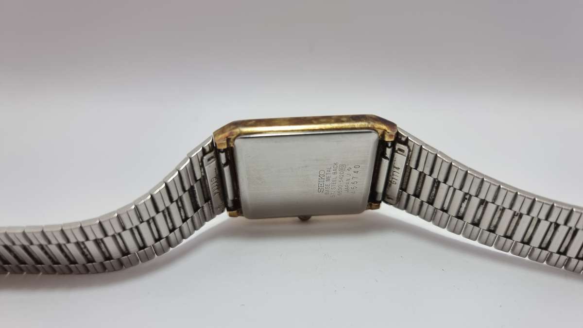 Men's Seiko Tank 6530-5420 Quartz (for parts/repair)