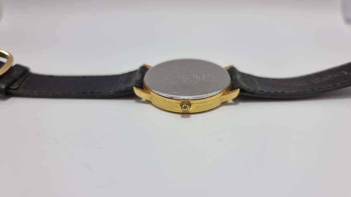 Louis Anders gold plated quartz watch (for parts/repair)